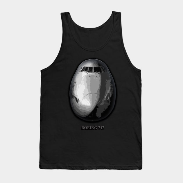 747 front view Tank Top by Caravele